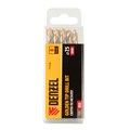 Сверло по металлу, 7,5 мм, HSS-Tin, Golden Tip, 8 шт. Denzel 32990