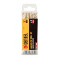 Сверло по металлу, 8 мм, HSS-Tin, Golden Tip, 8 шт. Denzel 32991