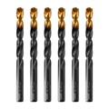 Сверло по металлу, 11 мм, HSS-Tin, Golden Tip, 6 шт. Denzel 32995