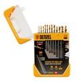 Набор сверл по металлу, 1,5-6,5 мм, HSS-Tin, Golden Tip, 13 шт Denzel 32999