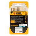 Набор сверл по металлу, 1,5-6,5 мм, HSS-Tin, Golden Tip, 13 шт Denzel 32999