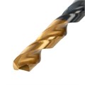 Набор сверл по металлу, 1-10 мм, HSS-Tin, Golden Tip, 19 шт Denzel 33000