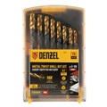 Набор сверл по металлу, 1-10 мм, HSS-Tin, Golden Tip, 19 шт Denzel 33000