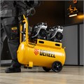 Компрессор безмасляный, малошумный DLS 1500/50, 1500 ВТ, 2x750, 50 л, 260 л/мин Denzel 33123