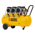 Компрессор безмасляный, малошумный DLS 1800/100,1800 Вт, 3x600, 100 л, 345 л/мин Denzel 33124