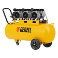 Компрессор безмасляный, малошумный DLS 1800/100,1800 Вт, 3x600, 100 л, 345 л/мин Denzel 33124