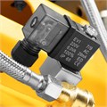 Компрессор безмасляный, малошумный  DLS 2250/100, 2250 Вт, 3x750, 100 л, 410 л/мин блок управления/ Denzel 33125