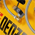 Компрессор безмасляный, малошумный  DLS 2250/100, 2250 Вт, 3x750, 100 л, 410 л/мин блок управления/ Denzel 33125