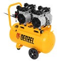 Компрессор безмасляный, малошумный DLS 2200/50, 2200 Вт, 2x1100, 50 л, 380 л/мин Denzel 33126