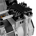 Компрессор безмасляный, малошумный DLS 2200/50, 2200 Вт, 2x1100, 50 л, 380 л/мин Denzel 33126