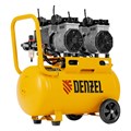 Компрессор безмасляный, малошумный DLS 2200/50, 2200 Вт, 2x1100, 50 л, 380 л/мин Denzel 33126
