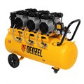 Компрессор безмасляный, малошумный DLS 3300/100, 3300 Вт,3x1100, 100 л, 570 л/мин ,блок управления Denzel 33127