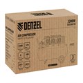 Компрессор безмасляный, малошумный DLS 3300/100, 3300 Вт,3x1100, 100 л, 570 л/мин ,блок управления Denzel 33127
