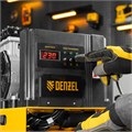 Компрессор безмасляный, малошумный DLS 3300/100, 3300 Вт,3x1100, 100 л, 570 л/мин ,блок управления Denzel 33127