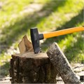 Колун-кувалда 3000 г, кованая, фибергласовая  рукоятка c TPR покрытием, 880 мм Denzel 33153