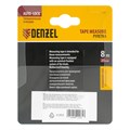 Рулетка 8м х 25мм, обрезиненный корпус, автоматическая фиксация Denzel 33426