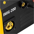 Аппарат инвертор. полуавтомат. cварки IMIG-200, 200 А, ПВ 60%, катушка 5 кг Denzel 33650