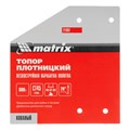 Топор плотницкий, кованый, деревянная рукоятка, 800 гр., пескоструйная обработка полотна Matrix 33776