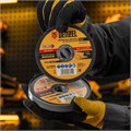Круг отрезной по металлу, 125 х 1,0 х 22,2 мм, WA60TBF, в метал.банке, 10 шт. Denzel 33919