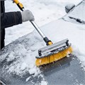 Щетка-сметка со скребком, телескоп, поворотная голова, водосгон 950-1320 мм Denzel 33943