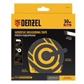 Рулетка геодезическая 30 м х 15 мм, закрытый корпус, фиберглассовая лента Denzel 34304