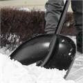 Лопата для уборки снега пластиковая, 400х417х1390 мм, алюминиевый черенок Palisad 34352
