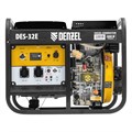 Генератор дизельный DES-32E, 3,2 кВт, 230 В, 11 л, электростартер Denzel 34396