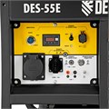 Генератор дизельный DES-55E, 5,5 кВт, 230 В, 11 л, электростартер Denzel 34398