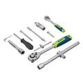 Набор инструментов, 1/2", 1/4", пластиковый кейс, 94 предмета// Сибртех 34479