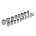 Набор инструментов, 1/2", 1/4", пластиковый кейс, 94 предмета// Сибртех 34479