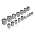Набор инструментов, 1/2", 1/4", пластиковый кейс, 82 предмета Сибртех 34481