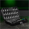 Набор инструментов, 1/4", пластиковый кейс 56 предметов Сибртех 34483