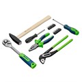 Набор инструментов, 1/2", 1/4", пластиковый кейс 76 предметов Сибртех 34485