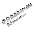 Набор инструментов, 1/2", 1/4", пластиковый кейс 76 предметов Сибртех 34485
