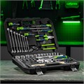 Набор инструментов, 1/2", 1/4", пластиковый кейс 76 предметов Сибртех 34485