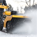 Гибридная снегоуборочная машина с функц. подметания SWB-600, 212 сс, руч. старт, 2 насадки Denzel 34761