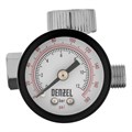 Регулятор давления с манометром для краскораспылителя K1500, 12 бар, 1/4" Denzel 34784
