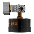 Регулятор давления с манометром для краскораспылителя K1500, 12 бар, 1/4" Denzel 34784