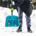 Лопата для уборки снега, полипропилен, 365х450х1355 мм, алюминиевый черенок, усиленная, LUXE Palisad 34843