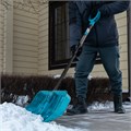 Лопата для уборки снега поликарбонат, 460х400х1400 мм, алюминиевый черенок, LUXE Palisad 34845