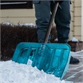 Лопата для уборки снега поликарбонат, 460х400х1400 мм, алюминиевый черенок, LUXE Palisad 34845