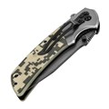 Нож складной, многоцелевой, системы Liner-Lock, с накладкой G10 на классической рукоятке Denzel 34851