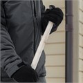 Лопата для уборки снега пластиковая, 380х350х1370 мм, деревянный черенок 34889