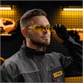Очки защитные открытые, поликарбонатные, желтая линза Denzel 35045