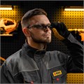 Очки защитные открытые, поликарбонатные, дымчатая линза Denzel 35046