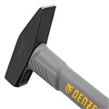 Молоток слесарный, 300 г, кованый, фибергласовая рукоятка c TPR покрытием Denzel 35153