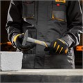 Молоток слесарный, 300 г, кованый, фибергласовая рукоятка c TPR покрытием Denzel 35153