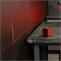 Лазерный уровень XQB RED Basic SET, 10 м, красный луч, батарейки, резьба 1/4" MTX 35162