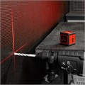 Лазерный уровень XQB RED Basic SET, 10 м, красный луч, батарейки, резьба 1/4" MTX 35162