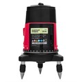 Лазерный уровень CRX-30G, 30 м, зеленый луч, батарейки, резьба 5/8" MTX 35167